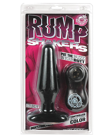 Rump Shakers Vibrating Butt Plug Medium - Black