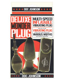 Deluxe Wonder Plug Inflatable Vibrating Butt Plug - Multi-Speed