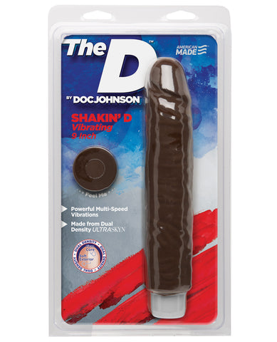 The D 10" Vibrating Shakin D - Chocolate