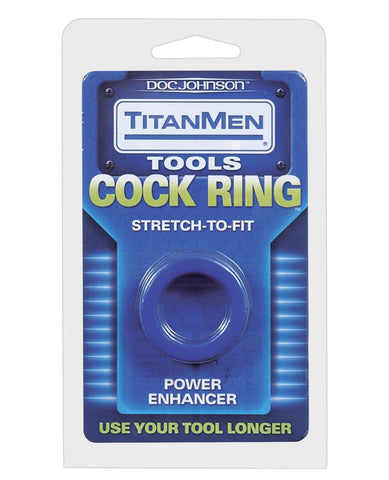 Titanmen Tools Cock Ring - Blue
