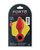 Forto F-10 Silicone Plug w/Pull Ring - Small Red