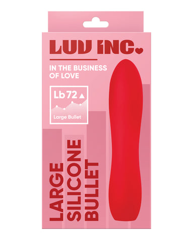 Luv Inc. Large Silicone Bullet - Red