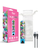 Buzzed 3.5" Rechargeable Bullet - Stoner Chick Blue