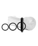 MSTR B8 Vibrating Mouth Ass Pack - Kit of 5 Clear