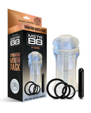 MSTR B8 Vibrating Mouth Ass Pack - Kit of 5 Clear