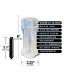 MSTR B8 Vibrating Stroker Pack  Hand Cuff - Kit of 5 Clear