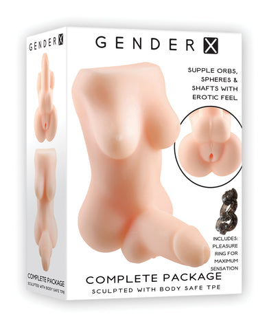 Gender X Complete Package Multi Function Stroker - Light