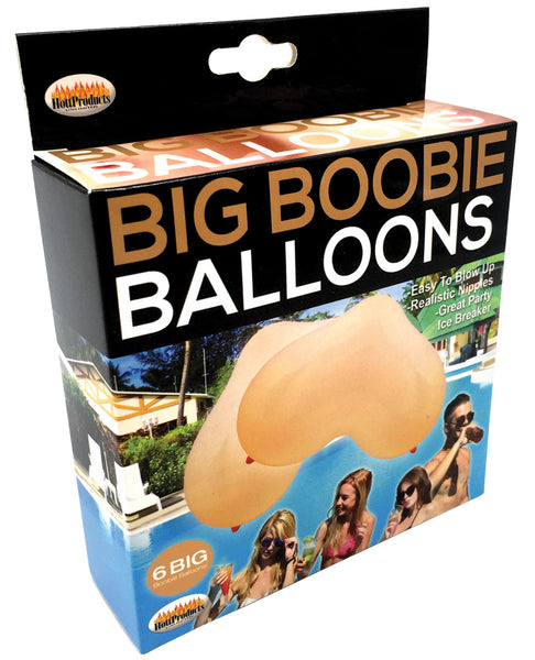 Boobie Ballons - Flesh Box of 6