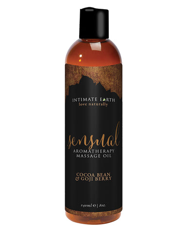 Intimate Earth Sensual Massage Oil - 240 ml Cocoa Bean & Gogi Berry