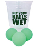 Get Your Balls Wet Foil Pong Set