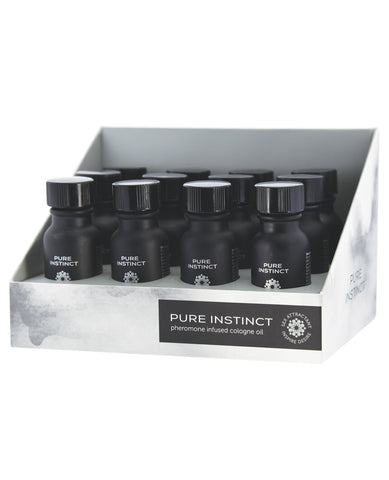 Pure Instinct Pheromone Cologne Oil for Him Display - 15 ml Display of 12