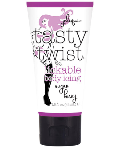 Jelique Tasty Twist Lickable Body Icing - 1.5 oz Sugar Berry