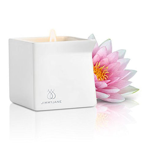 Jimmyjane Afterglow Natural Massage Candle - Pink Lotus