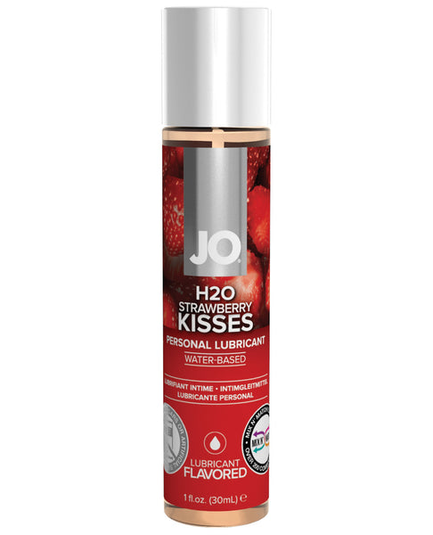 System JO H2O Flavored Lubricant - 1 oz Strawberry Kiss