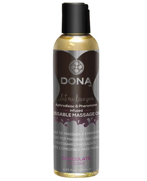 Dona Kissable Massage Oil - 4 oz Chocolate Mousse