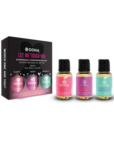 Dona Let Me Touch You Scented Massage Oil Gift Set