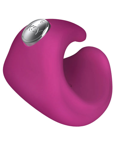 Key by Jopen Pyxis Waterproof Rechargeable Finger Massager - Pink