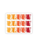 Zaddy Naughty Sticker - Pack of 3