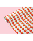 Peach Naughty Wrapping Paper