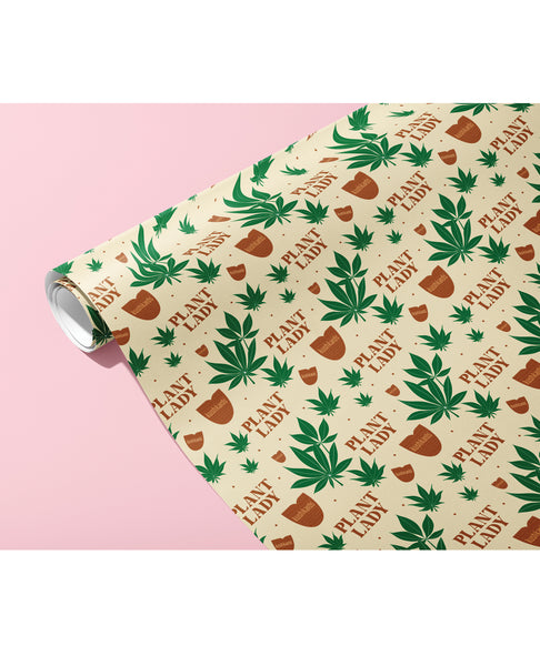 Plant Lady Naughty Wrapping Paper