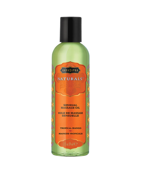Kama Sutra Naturals Massage Oil - 2 oz Tropical Mango