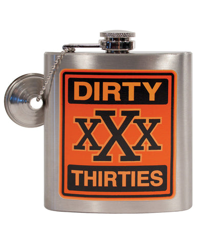 XXX Dirty Thirty  Flask