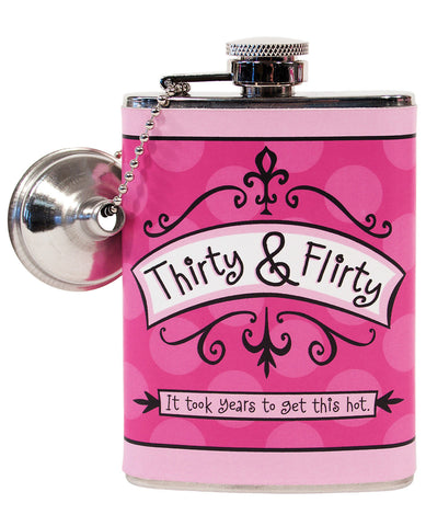 Thirty & Flirty Flask