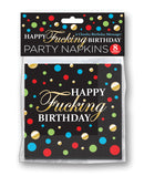 Happy Fucking Birthday Napkins - Pack of 8