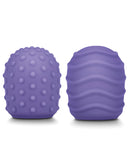 Le Wand Silicone Texture Covers - Violet Pack of 2