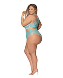 Seabreeze Strappy Back Cami & Short Turquoise 2X