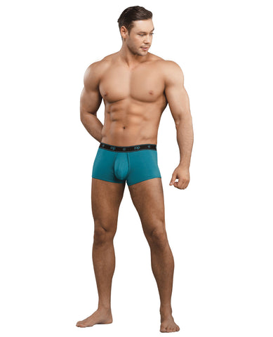 Bamboo low rise pouch enhancer short teal