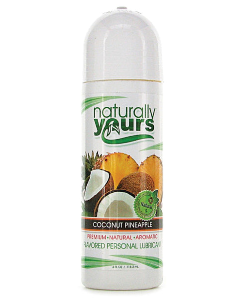 Naturally Yours Flavored Lubricant - 4 oz Coconut Pineapple