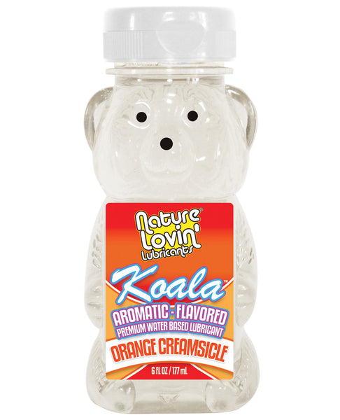 Nature Lovin' Koala Aromatic Flavored Lubricant 6 oz - Orange Creamsicle