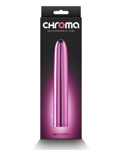 Chroma 7" Rechargeable Vibe - Pink