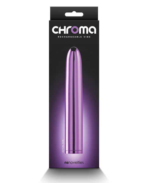 Chroma 7" Rechargeable Vibe - Purple
