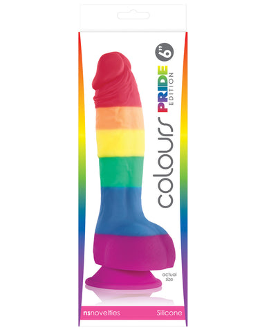 Colours Pride Edition 6" Dong w/Suction Cup