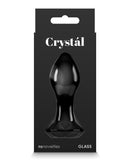 Crystal Gem Butt Plug - Black