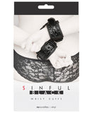 NS Novelties Sinful Wrist Cuffs - Black