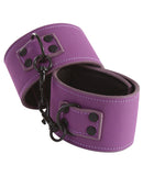 NS Novelties Lust Bondage Ankle Cuffs - Purple