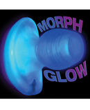 Oxballs Glowhole 1 Hollow Buttplug w/LED Insert Small - Blue Morph