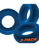 Oxballs Fat Willy 3 Pack Jumbo Cock Rings - Space Blue