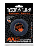 Oxballs  Axis Rib Griphold Cockring - Black Ice
