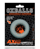 Oxballs  Axis Rib Griphold Cockring - Clear Ice