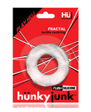 Hunky Junk Fractal Cockring - Clear Ice