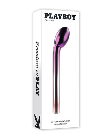 Playboy Pleasure Afternoon Delight G-Spot Stimulator - Ombre Chrome