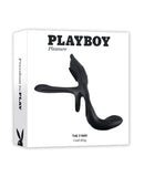 Playboy Pleasure The 3 Way Cock Ring - Black