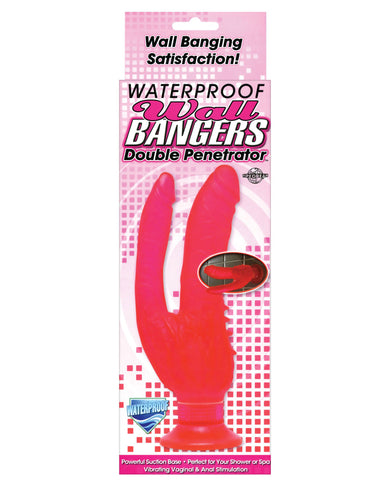 Wall Bangers Waterproof Double Penetrator - Pink