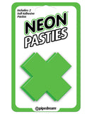 Neon X Pastie - Green
