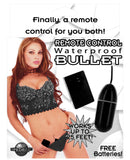 Remote Control Waterproof Bullet - Black
