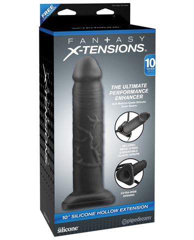 Fantasy Xtensions 10" Silicone Extension - Black